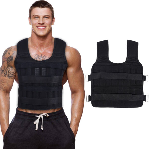 Exercise Loading Weighted Vest Boxing Running Sling Weight Training Workout Fitness Adjustable Waistcoat Jacket Sand Clothing