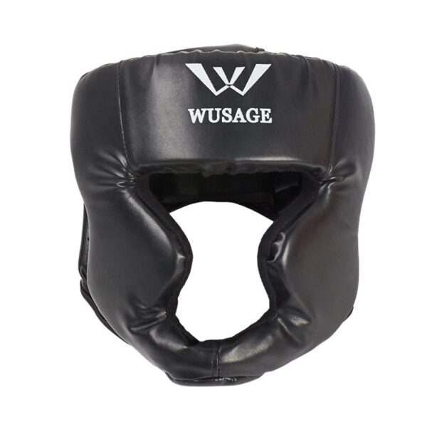 Professional Boxing Protective Helmet Taekwondo Muay Thai Training Head Full Cover PU Headgear Adult Children Boxing Equipment - Image 3