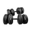 25kg Water-Filled Adjustable Dumbbells - Image 4