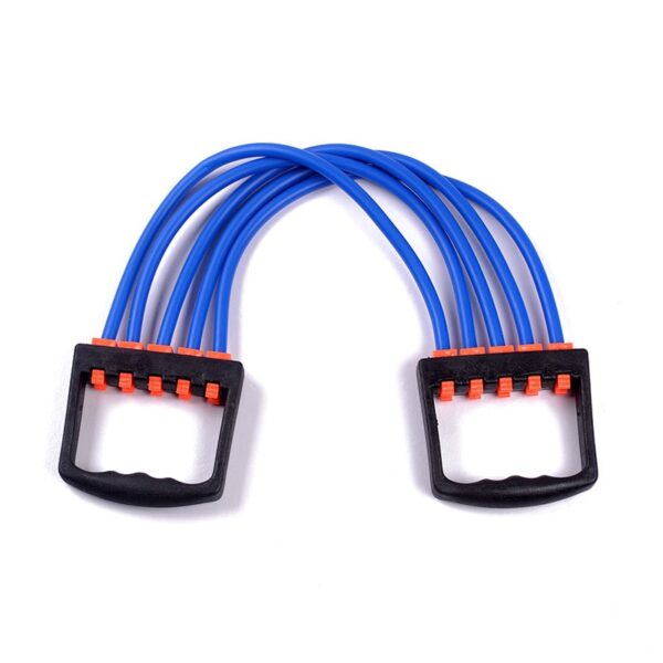 Exercise Fitness Training Resistance Cable Rope Tube Yoga 5 Resistance Bands Indoor Sport Chest Expander Puller Workout - Image 9