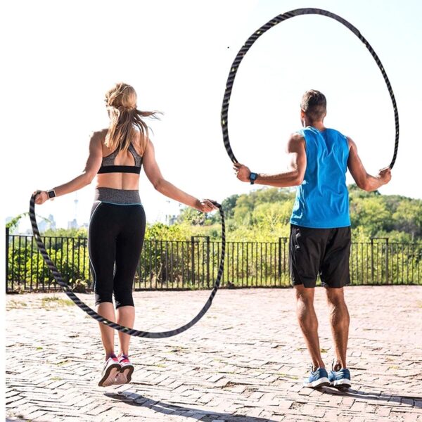 3m* 25mm Heavy Jump Rope Crossfit Weighted Battle Skipping Ropes Power Improve Strenght Training Fitness Home Gym Equipment - Image 5