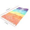 Hot Yoga Rainbow Beach Mat - Image 4