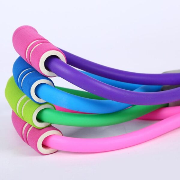 Gym 8 Word Elastic Band Chest Developer Rubber Expander Rope Sports Workout Resistance Bands Fitness Equipment Yoga Training - Image 2