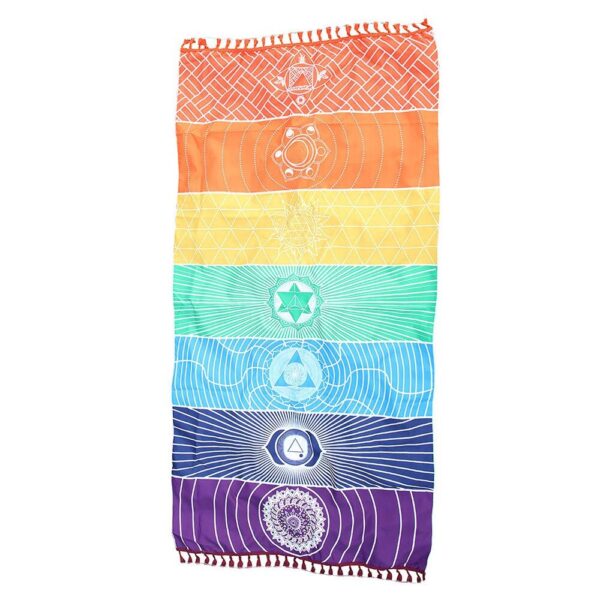 Hot Yoga Rainbow Beach Mat - Image 2