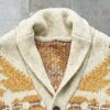 Khaki Creative Printed Long-Sleeve Cardigan - Image 2