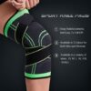 WorthWhile 1PC Sports Kneepad Men Pressurized Elastic Knee Pads - Image 4
