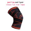WorthWhile 1PC Sports Kneepad Men Pressurized Elastic Knee Pads - Image 6