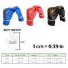 1 Pair Adults Kids Children Boxing Gloves Flame Mesh Breathable PU Leather Training Fighting Gloves Sanda Boxing Training Gloves - Image 5