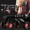 Abdominal Wheels Abdominal Muscles Training Roller Ab Wheel with Mat Bodybuilding Fitness Gym Equipment Core Exercise At Home