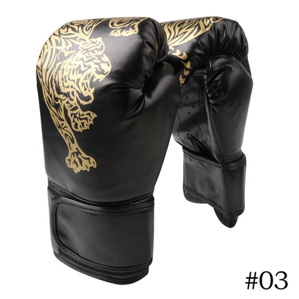 1 Pair Adults Kids Children Boxing Gloves Flame Mesh Breathable PU Leather Training Fighting Gloves Sanda Boxing Training Gloves - Image 8
