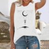 Skeleton Travel Around Space Tank Top - Image 8