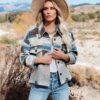 Aztec Denim Jacket - Image 11