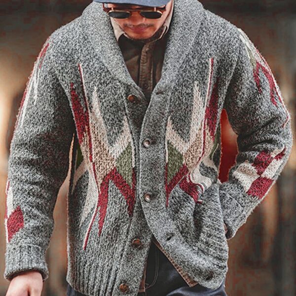 Men's Button Up Sweater - Image 13