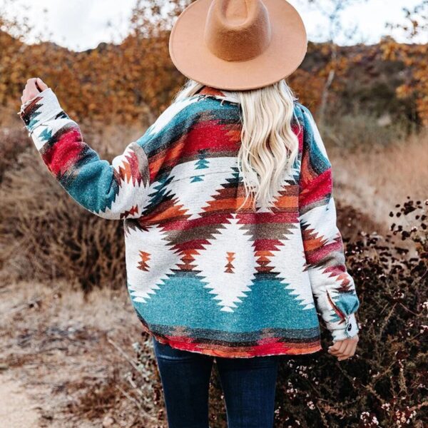 Aztec Denim Jacket - Image 12