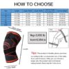 WorthWhile 1PC Sports Kneepad Men Pressurized Elastic Knee Pads - Image 3