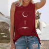 Skeleton Travel Around Space Tank Top - Image 13