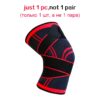 WorthWhile 1PC Sports Kneepad Men Pressurized Elastic Knee Pads - Image 9