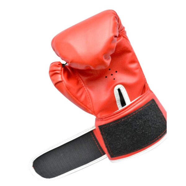 1 Pair Adults Kids Children Boxing Gloves Flame Mesh Breathable PU Leather Training Fighting Gloves Sanda Boxing Training Gloves - Image 7