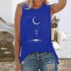 Skeleton Travel Around Space Tank Top - Image 2