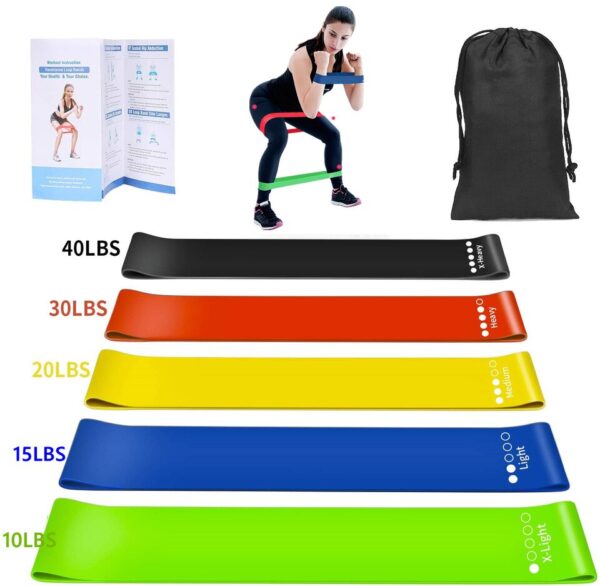 Yoga Loop Latex Resistance Bands Set Rubber Exercise Fitness Equipment Strength Training Body Pilates Strength for Home Gym - Image 2