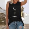 Skeleton Travel Around Space Tank Top - Image 7