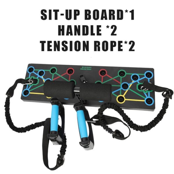 Folding Push-up Board Multifunctional Abdominal Muscle Enhancement Muscle TrainingGym Sports Portable Fitness Equipment - Image 3