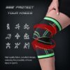 WorthWhile 1PC Sports Kneepad Men Pressurized Elastic Knee Pads - Image 5