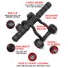 Abdominal Wheels Abdominal Muscles Training Roller Ab Wheel with Mat Bodybuilding Fitness Gym Equipment Core Exercise At Home - Image 4